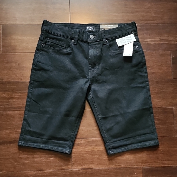 Pantaloncini Corti Uomo Buffalo David Bitton Evan Slim Denim Bianco - Taglia 36